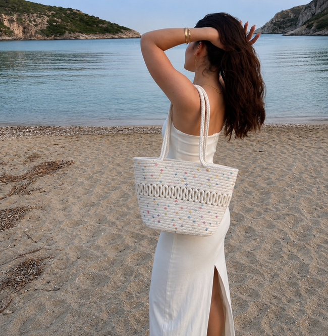 Sac LOVAL Sable et Beige