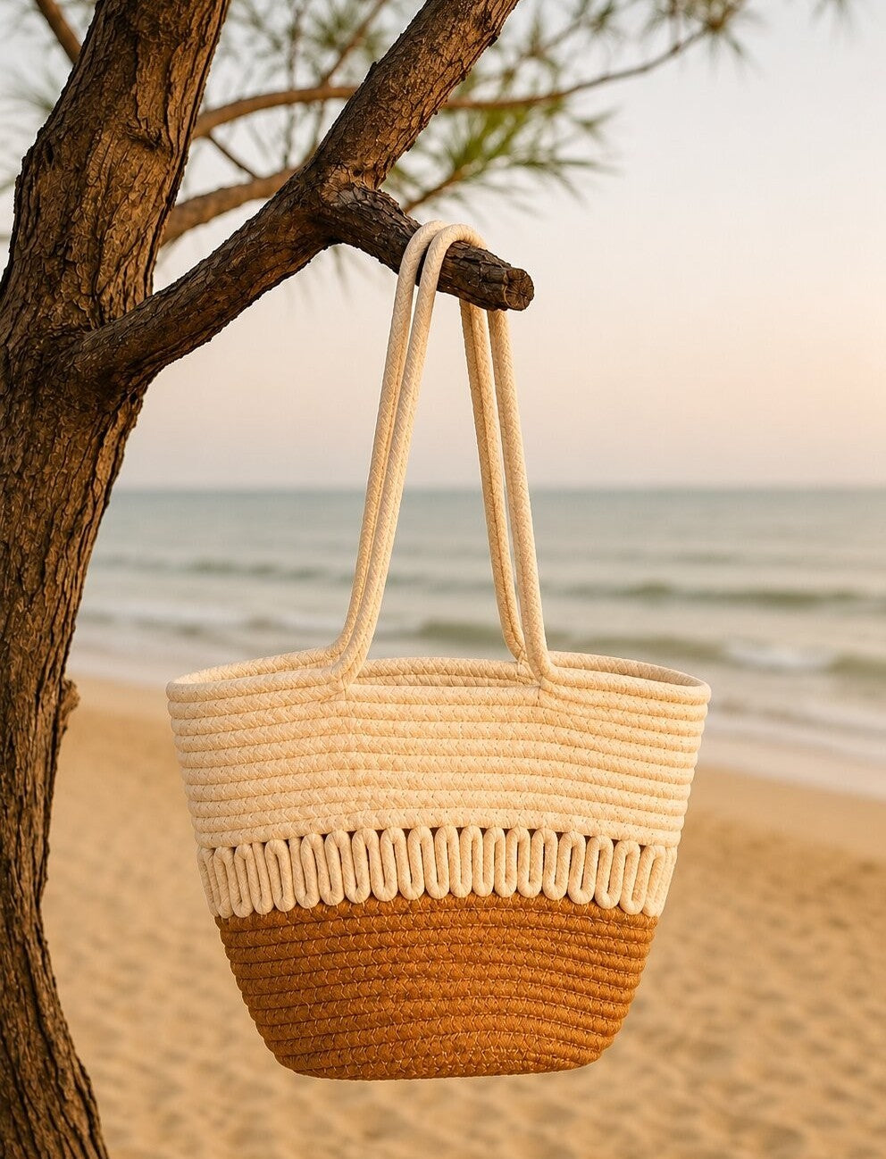 Ensemble LOVAL sac et chapeau vert